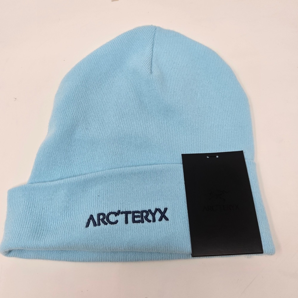 Arc'Teryx Word Toque Beanie Hat Glissade Light Blue Unisex NWT